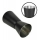 Dosador 30/60ml Duplo De Inox Manhattan Preto